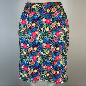 Independent Fashion Vibrant Floral Women's Skort S NWT